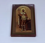 Vintage Saint Alexander Nevsky Christian Wooden Praying Icon 3.5 Art Decor 17. Fixed Price $27.10.