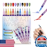 Protectmeter Nail Art Pens 12 Colors 0.5MM Fine Tip Water-based Quick-dry. Fixed Price $32.75.