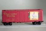 5446.5 Scale Micro Trains 40' Box Car 12 Days Of Christmas Series 9 Ladies Dan. Fixed Price $29.95.