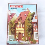 Vollmer - 43671 H0 Kit Residential House Bahnhofstra 13 Neuwertig. Fixed Price $81.80.