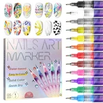 Aokeleon 12 Color Nail Art Pens Set 3D Polish Graffiti Dotting Acrylic. Fixed Price $34.48.
