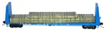 New Micro-trains N-scale Great Northern 61'-8" Bulkhead Flat Car W/load (160331). Fixed Price $29.00.