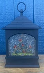 Raz Cardinals On Branch Glitter Lighted Water Lantern, Globe. Fixed Price $49.00.