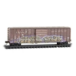Ferrocarril 50' Ribside Boxcar Weathered Graffiti Mtl #025 44 326 N Scale. Fixed Price $38.79.