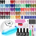 Jodsone Gel Nail Polish Kit With V Light 32 Colors + 4 Functio. Fixed Price $31.99.