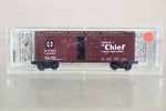 Micro Trains Mtl 20030 Gauge Santa Fe At&sf 40' Steel Box Car 144699 On. Fixed Price $22.26.