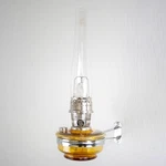 Aladdin Wall Mount Oil Lamp, Genie Iii Regency Fuel Lighting, Amber Glass,nickel. Fixed Price $259.95.