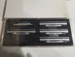 Azl 7001 F59PHI Amtrak California 4 Passenger Car Set #2013. Fixed Price $475.00.