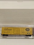 Micro-trains Scale Lake Erie, Franklin & Clarion 02500950 50' Rib Side Box. Fixed Price $34.00.