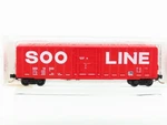 Scale Micro-trains Mtl 27260 Soo Line 50' Rib Side Plug Door Box Car #19369. Fixed Price $29.95.