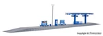 Kibri Ho Scale Building/structure Kit Modern Train Station Platform/led Lights. Fixed Price $46.99.