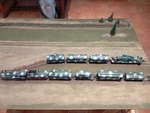 Marklin - Roco, Mega Wwii Military Train Set With Engine And 8 Wagons, Scale Ho. Fixed Price $252.00.