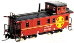 Z Scale Marklin Mini-club 8636 Atsf Caboose (mtl Couplers). Fixed Price $69.95.