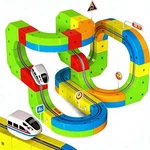 Train SET-123PCS For Kids 3D Diy Track Building Toy With Light Sound Funny. Fixed Price $118.99.