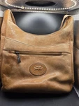 American Angel 6085 Soft Camel Brown Leather Bucket Purse Bag Colombia 90S Rare. Fixed Price $18.75.