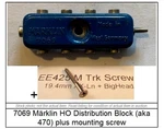 Ee New Blue M Rklin 7069 Distribution Block For Wiring Aka 470 7209. Fixed Price $7.22.