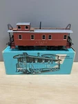 Marklin 4570.2 Caboose. Atsf Red/pink Livery. Rare. Tin Plate. No Rust Ln/ob. Fixed Price $138.00.