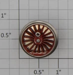 Marklin 212410 18-SPOKE Geared Drive Wheel And Axle (treibachsenteil). Fixed Price $12.00.