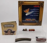 Marklin 81522 Christmas Z Gauge Steam Freight Starter Train Set Ex/box. Fixed Price $250.24.