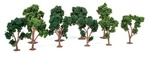 Jtt Deciduous Trees Super Scenic Series Green 3IN 5.1 7.6CM PKG(10) 92130. Fixed Price $15.98.