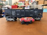 Vintage Lionel Open Freight Car. Gauge. Lehigh Valley & Playart Fire Chief. Fixed Price $99.00.