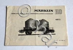 Istruzioni Locomotive - Marklin Ho Vagone 4911 68491 An 0358 Ka. Fixed Price $9.29.