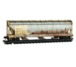 Scale Micro-trains 094 45 800 Csx Transportation 3BAY Covered Hopper Weathered. Fixed Price $43.84.