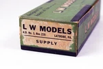 Lw Models Wood Kit Supply Car Work Equipment, Collectable Nos Ho Scale. Fixed Price $40.00.