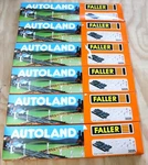 Lot Of 6 Faller Autoland / E-train Track Crossings & Signs 3225. Fixed Price $54.00.