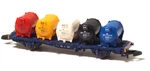 80812 Marklin Z-scale Magazine Annual 2002 Flatcar W/ Containers, No Box. Fixed Price $34.19.