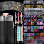 Fandamei Nail Art Brushes Kit 15 Pcs Dotting. Fixed Price $12.22.