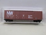 MICRO-TRAINS-#75030-NORFOLK & WESTERN-50' Boxcar #160784-LOT B-n Scale. Fixed Price $16.00.