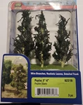 Jtt Scenery 3 Pack Of Pro Elite 5"-6" Poplar Trees. Fixed Price $20.00.