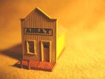 -assay Office Old West Z-305 Easy To Build Scale Kit Made In The Usa. Fixed Price $18.98.