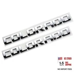 Aimoll 2PCS Colorado Letters EMBLEMS,3D Decal Badges Glossy For Gm Silverado. Fixed Price $41.52.