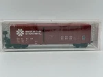Micro Trains 25100 Sabine River & Northern 50' Rib Side Box Car, Scale. Fixed Price $27.00.