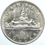 1961 Canada W Uk Queen Elizabeth Ii Vintage Voyagers Silver Dollar Coin I100943. Fixed Price $238.20.