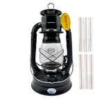 Lom - Dietz #08 Air Pilot Plain Black Trim Oil Lantern With 7/8" Wick Strips. Fixed Price $57.59.