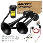 Gampro Upgrade 150DB 12V Air Horn Kit Chrome Zinc Dual Trumpet Compressor. Fixed Price $48.32.