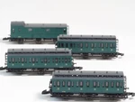 87506 Marklin Z-scale Sncb Belgian Rr Old Era 3 Axle 4 Car Set, Close Couplers. Fixed Price $249.95.