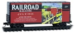 Micro-trains Mtl N-scale 40FT Box Car Railroad Magazine Series #5 July 1946. Fixed Price $24.79.