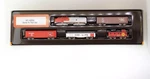 Marklin 8002A Santa Fe Warbonnet F7 5 Piece American Train Set Z Scale Gauge. Fixed Price $449.95.