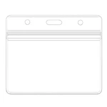 Kingsum Horizontal Badge Holders Sealable Waterproof Clear Plastic. Fixed Price $10.99.