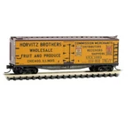 Horvitz Brothers 40' Wood Box Car Micro-trains Mtl# 049 00 870 Scale. Fixed Price $32.25.