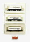 ZC139 - Marklin 8615 Lot Wagons Platform With Containers " Siemens. Fixed Price $57.14.