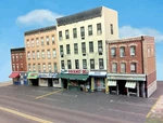 Scale Buildings - Downtown Apartments & Shops Cardstock Kit Set CZ015. Fixed Price $13.82.