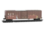 Kcs 50' Rib Side Box Car Weathered Graffiti Micro-trains MTL#027 51 192 Scale. Fixed Price $38.25.