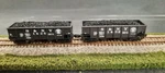 Z Scale Full Throttle Ft 2056- 33' 55T 2-BAY Hoppers Susquehanna & New York. Fixed Price $59.99.
