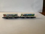 Marklin Z Intl Container Cars Italy & Austria # 82553 82514 Ship International. Fixed Price $30.00.