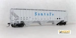 Tangent PS-2CD 4750 Covered Hopper 20058 Atsf Delivery Gray 10-1979. Fixed Price $52.95.